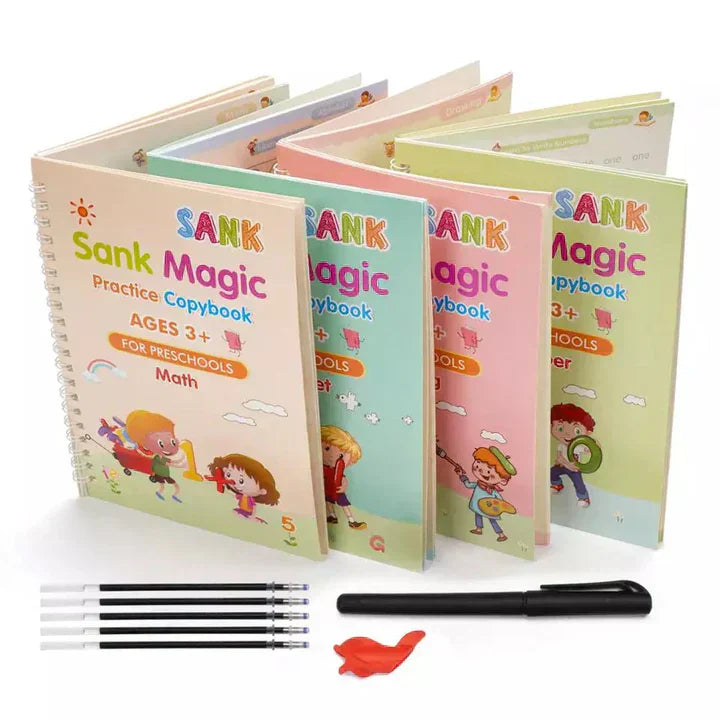 SÚPER PACK DE LIBROS MÁGICOS DE CALIGRAFÍA PARA NIÑOS