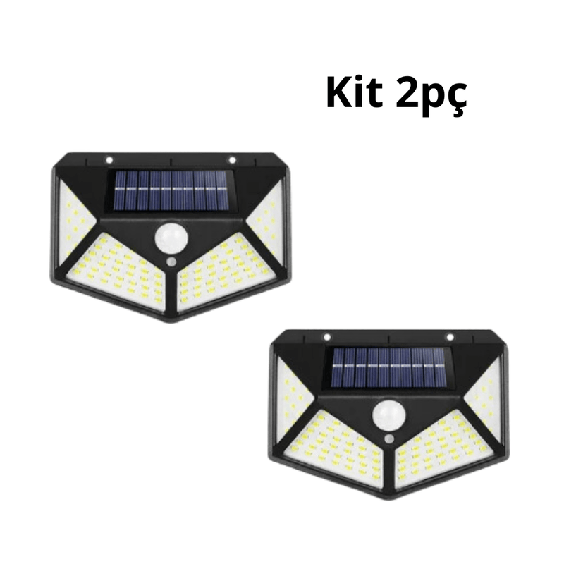 Refletor Solar ECOLUX para área externa - Kit 2 Refletores - finityShop