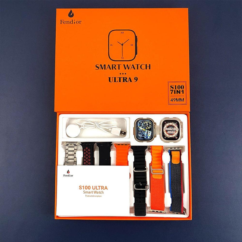 SmartWatch - Serie 9 Ultra™ [Kit: 7 Pulseiras + Case] - finityShop