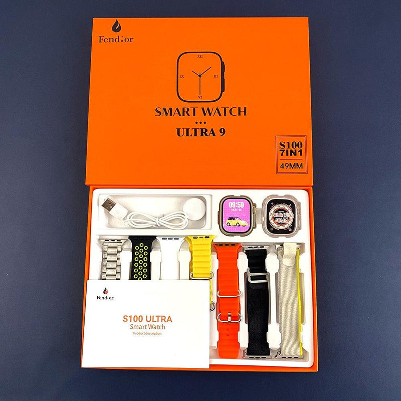 SmartWatch - Serie 9 Ultra™ [Kit: 7 Pulseiras + Case] - finityShop