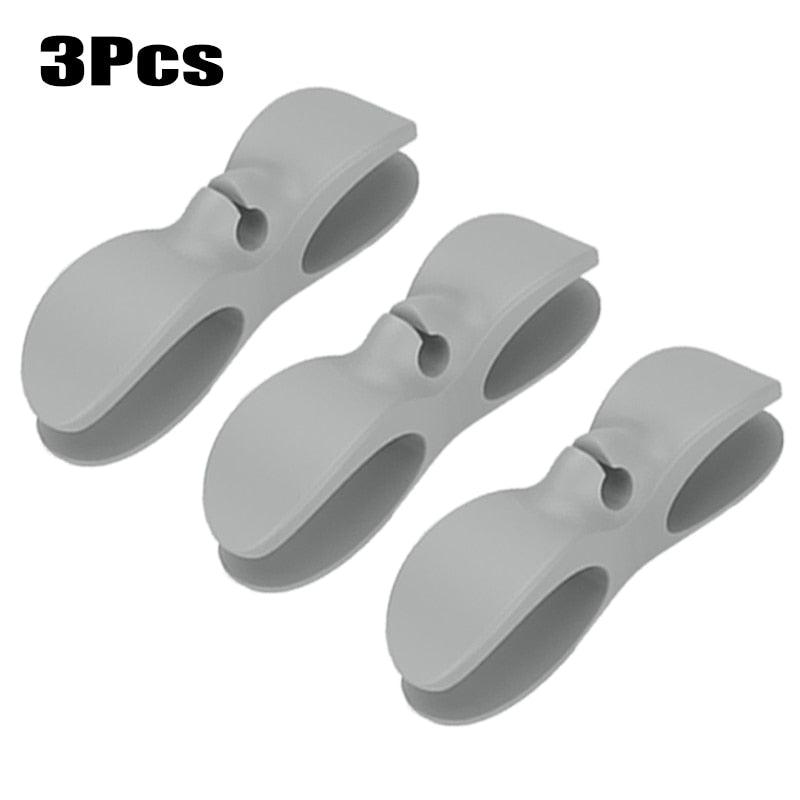 3pcs Suporte de silicone para enrolar cabo de aparelhos elétricos - finityShop